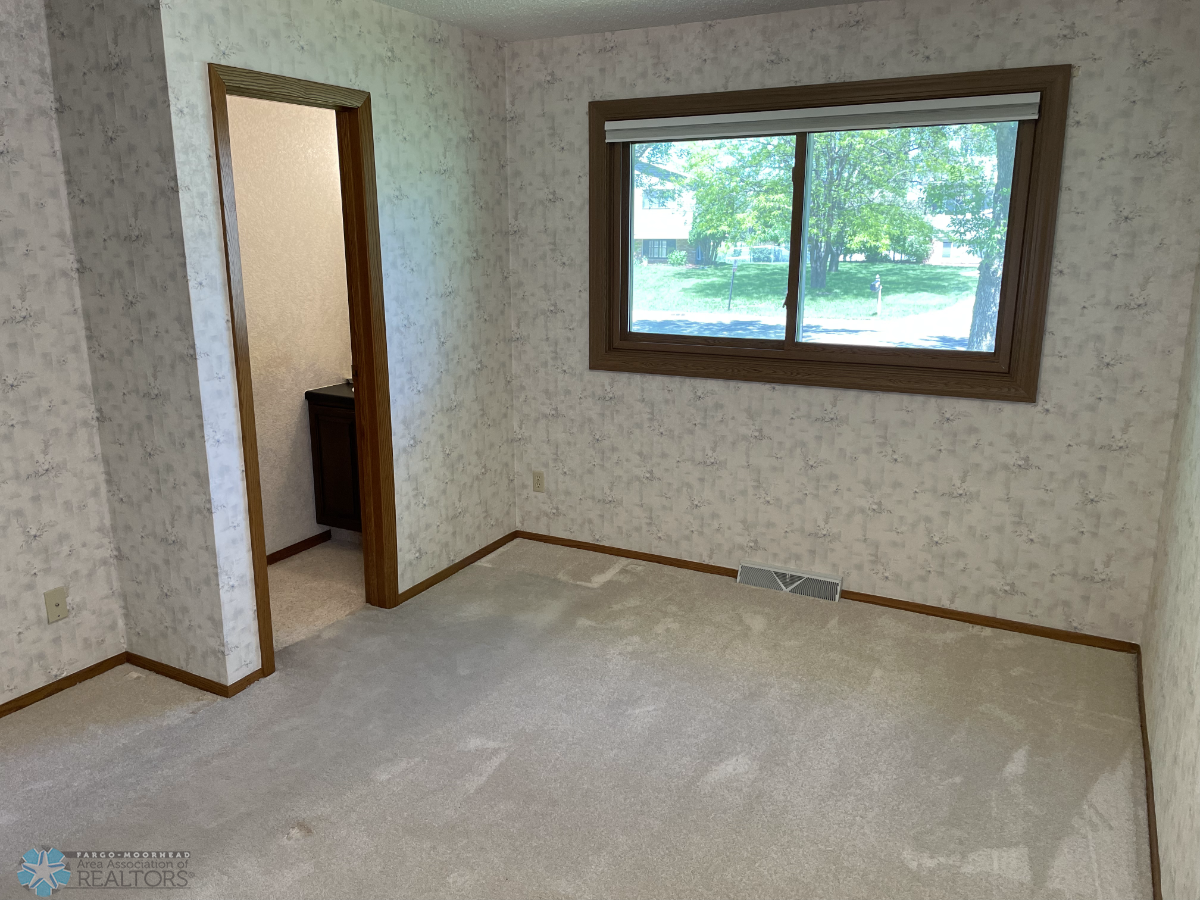 Master bedroom view to master bath