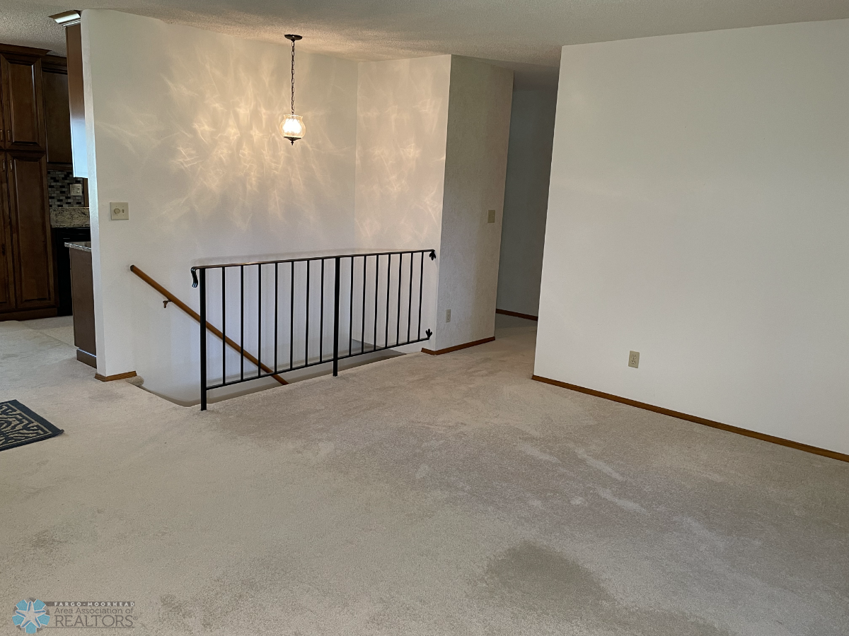 Living room view to the stairs