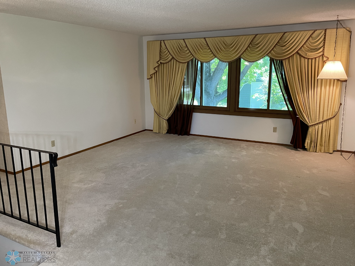 View from dining area to living room