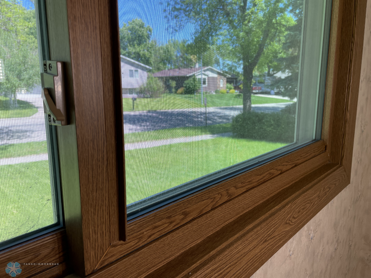 Updated, energy-efficient, vinyl double-pane windows