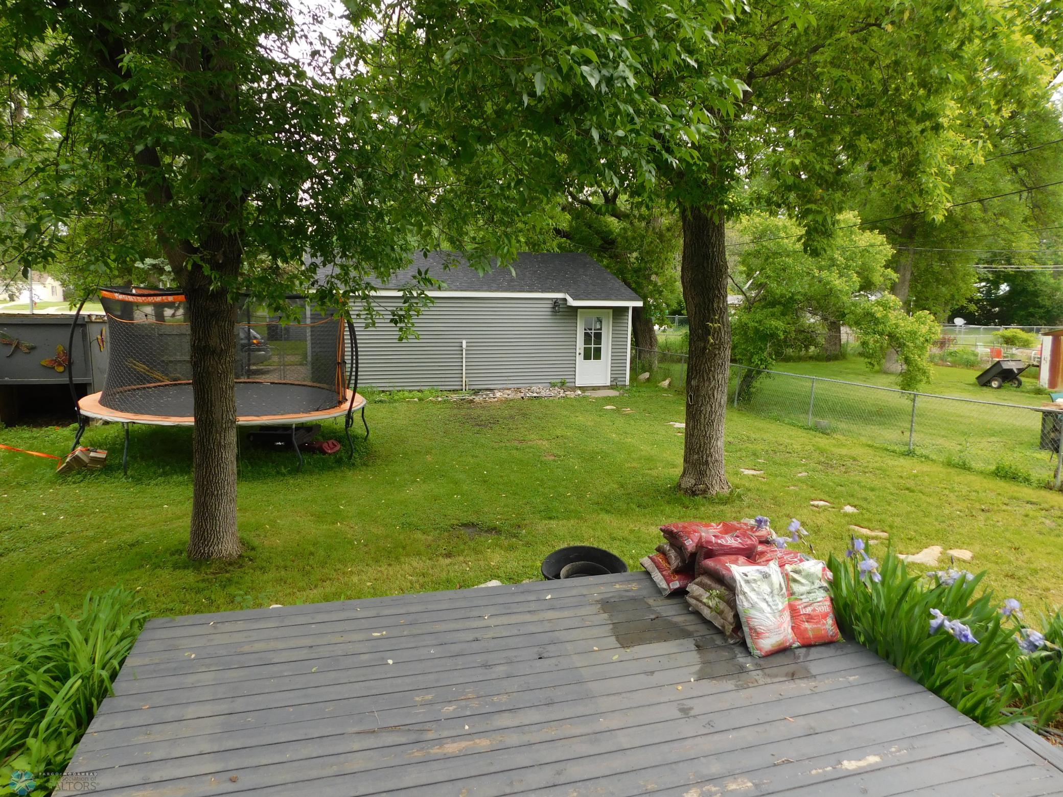 back yard-fenced