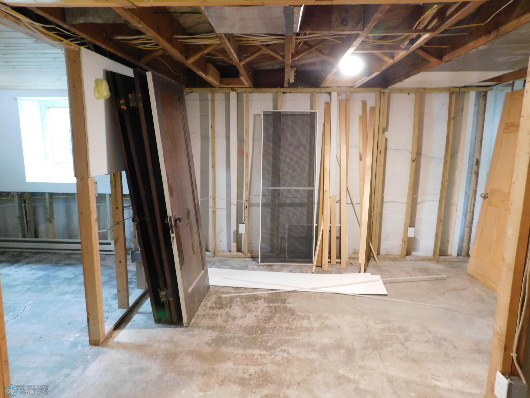 unfinished basement