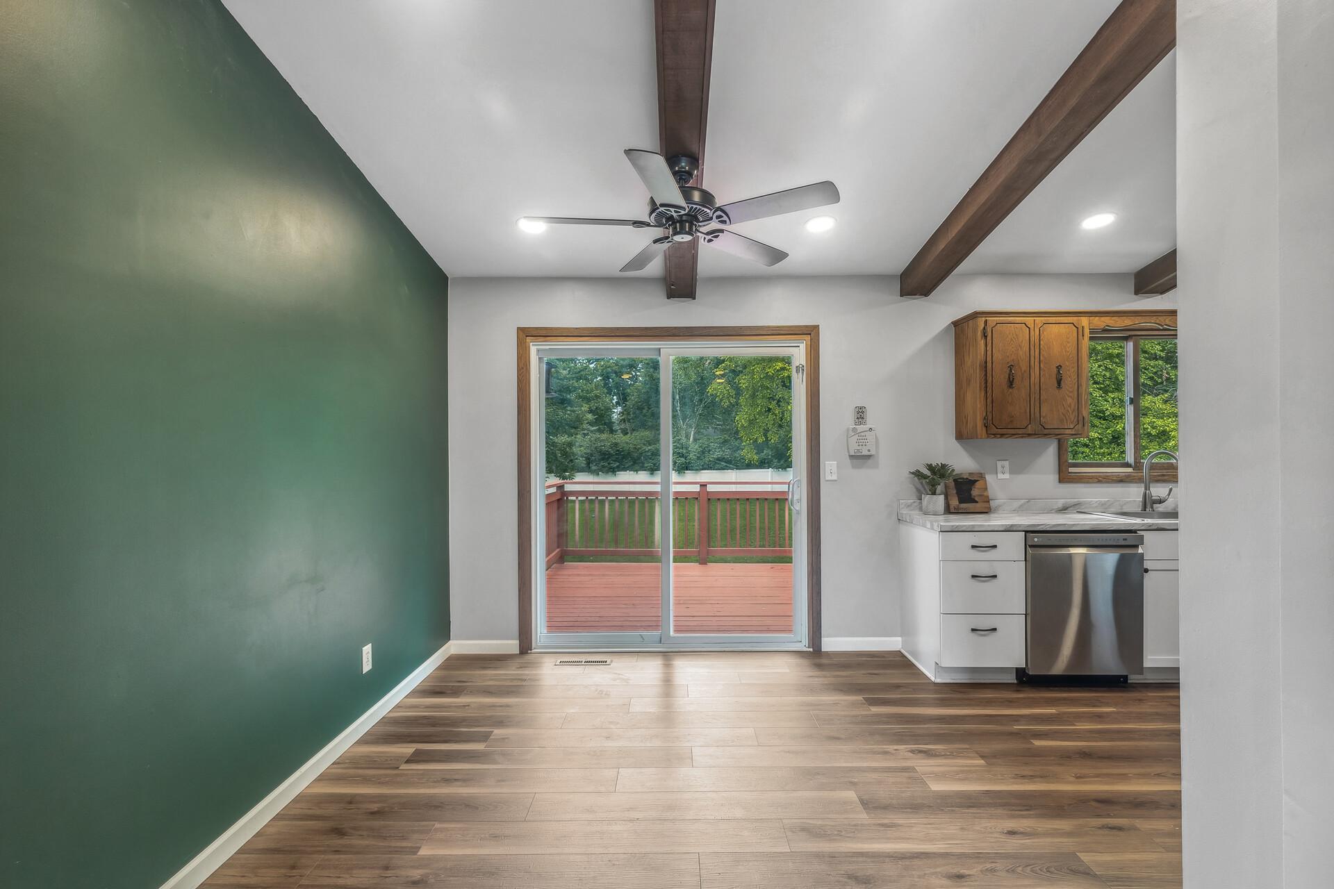Super bright kitchen area
