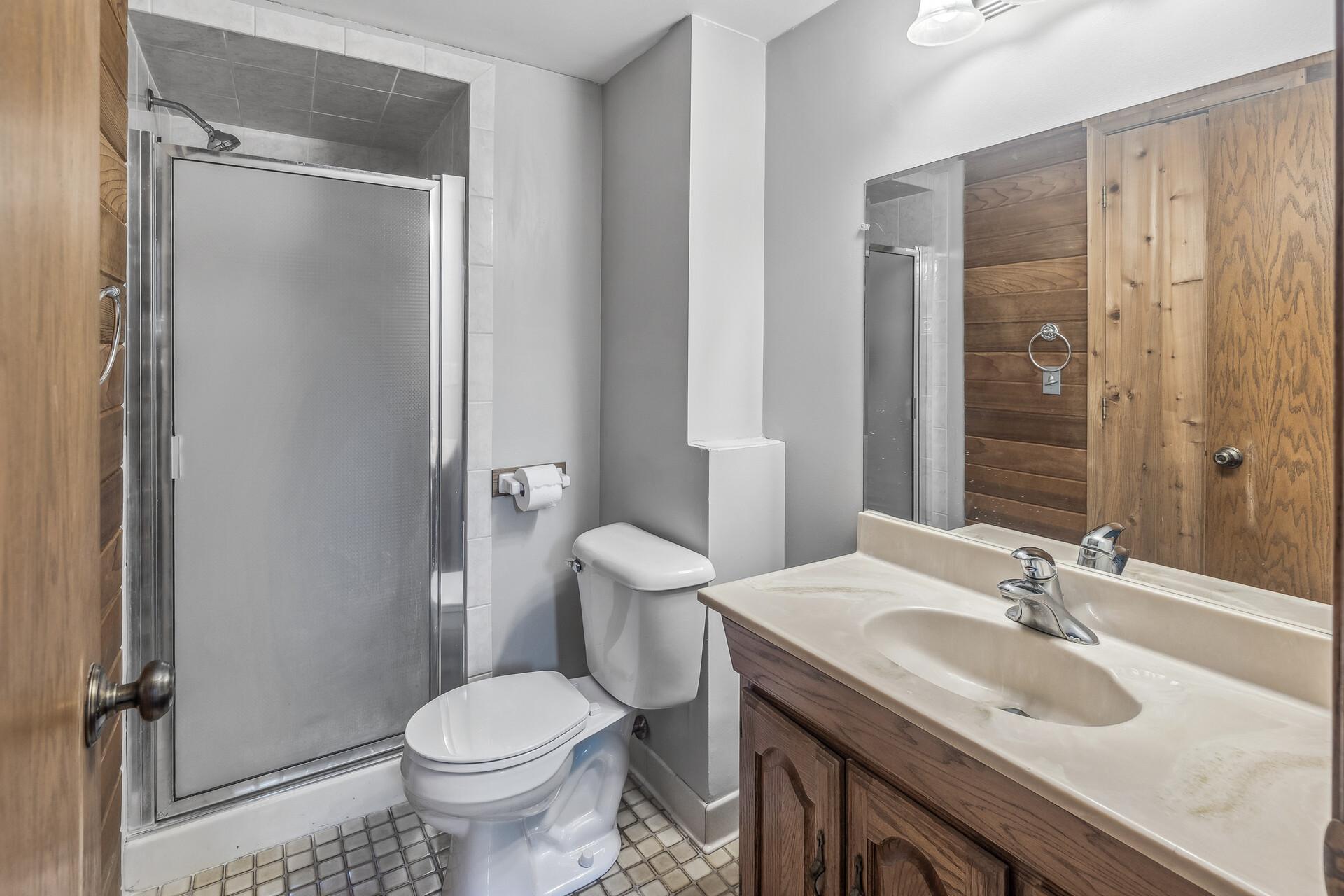 Lower 3/4 bath