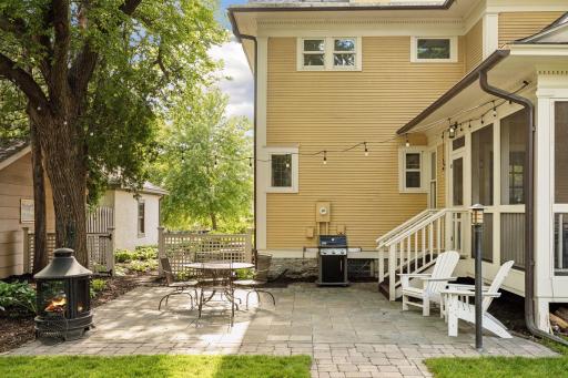 Tons of space in this backyard for multiple activities.