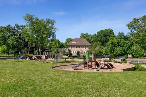 Joanne Levin Triangle Park is located just across the street from the home.