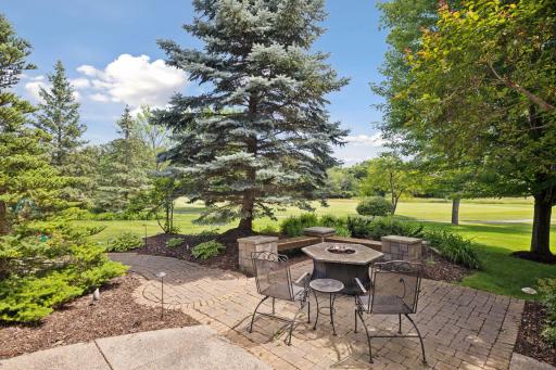 Connect with family and friends on the paver patio while enjoying the long views.