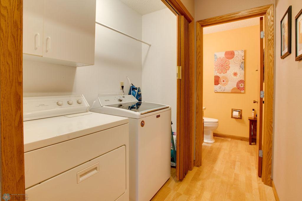 Main floor laundry located off foyer