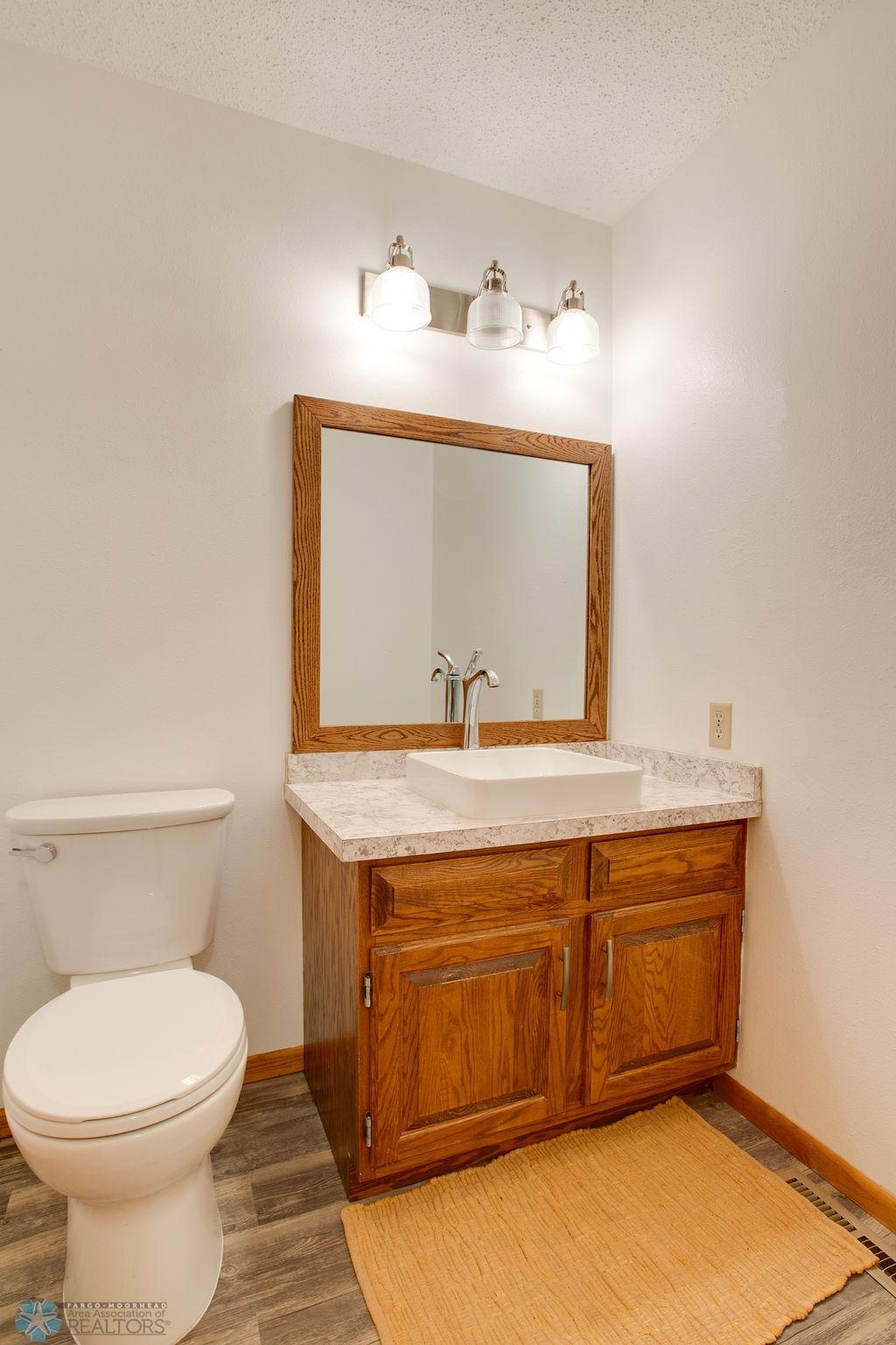 Half bath attached to bedroom #2