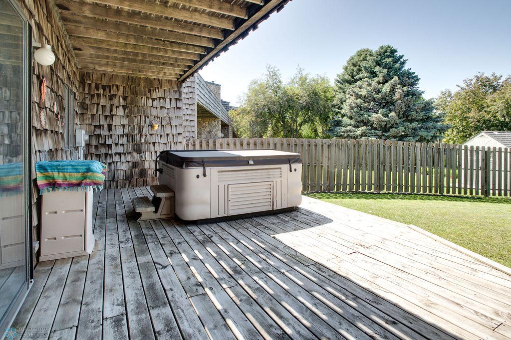 Hot tub can be included, has leak