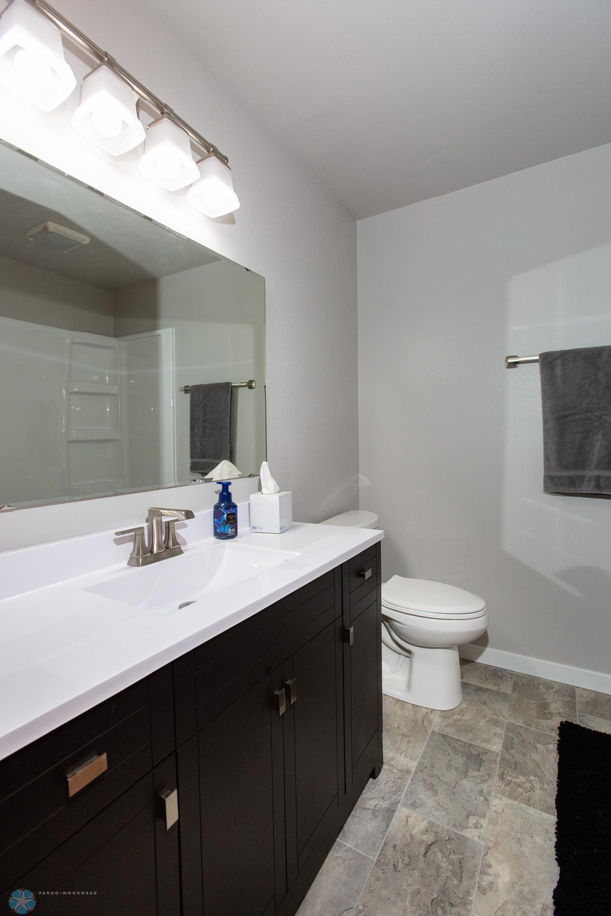 Lower level Full Bathroom - BRAND NEW