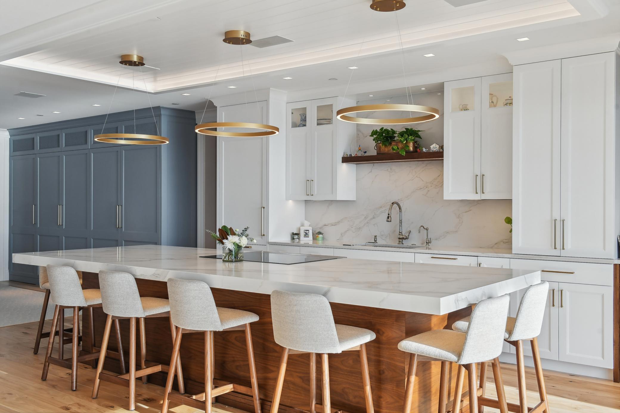 Premium finishes include Wolf and Sub Zero appliances.