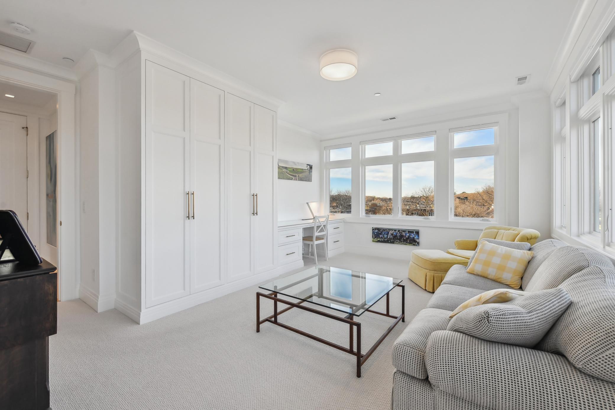 As your guests awaken, they will appreciate the thoughtful details that make each bedroom special. I'm immediately drawn to the light, the view and additional storage.