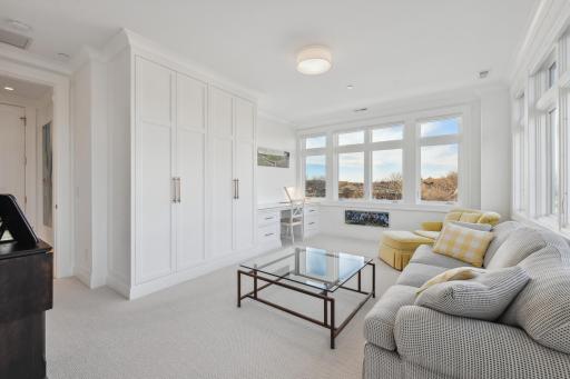 As your guests awaken, they will appreciate the thoughtful details that make each bedroom special. I'm immediately drawn to the light, the view and additional storage.