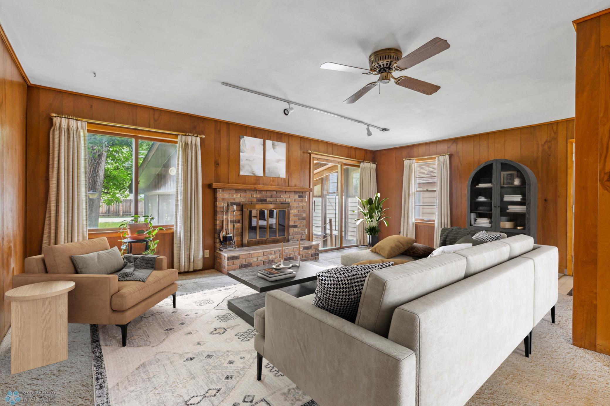 Virtually Staged - Family Room