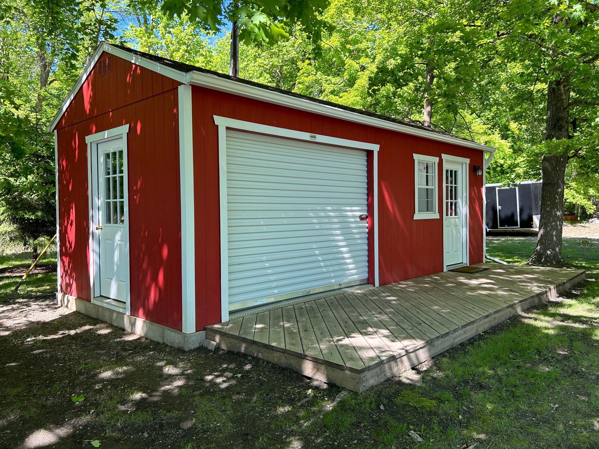 12 X 24 Bunk House And Storage Shed.JPG