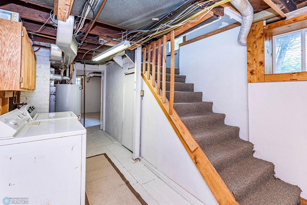 Basement Laundry & stair