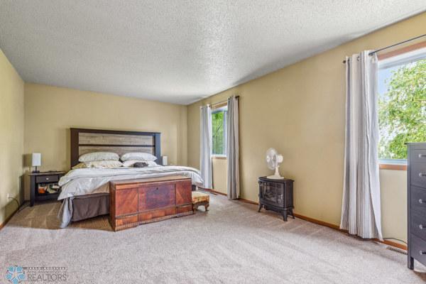 extra large master bedroom with plenty of light