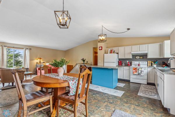 large dinning room area