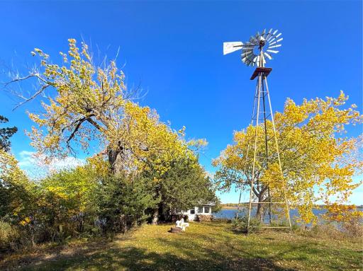 Cool piece to the property is the windmill that sits on the point.
