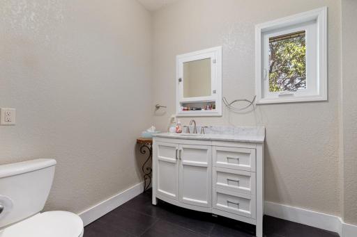 A spacious bathroom! Makes getting ready for the day a breeze!