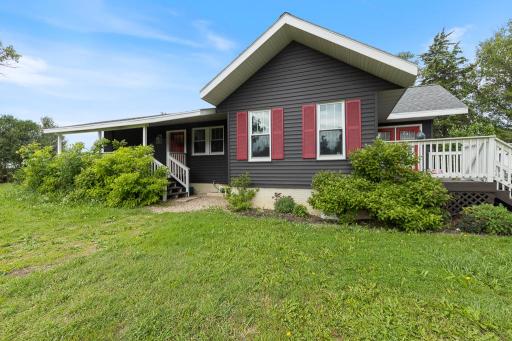 New vinyl siding done in 2017! Plenty of greenery to be appreciated as landscaping surrounds the exterior of the home
