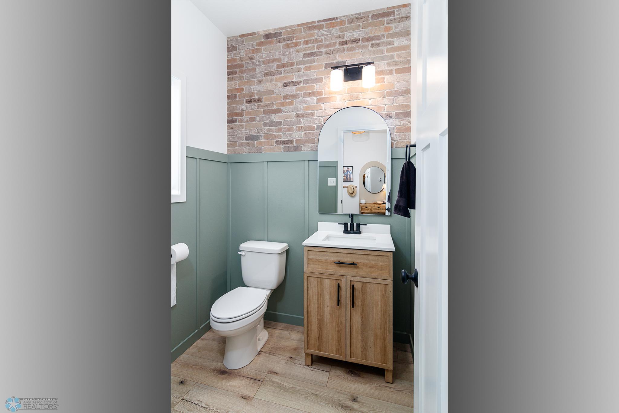Main level half bath