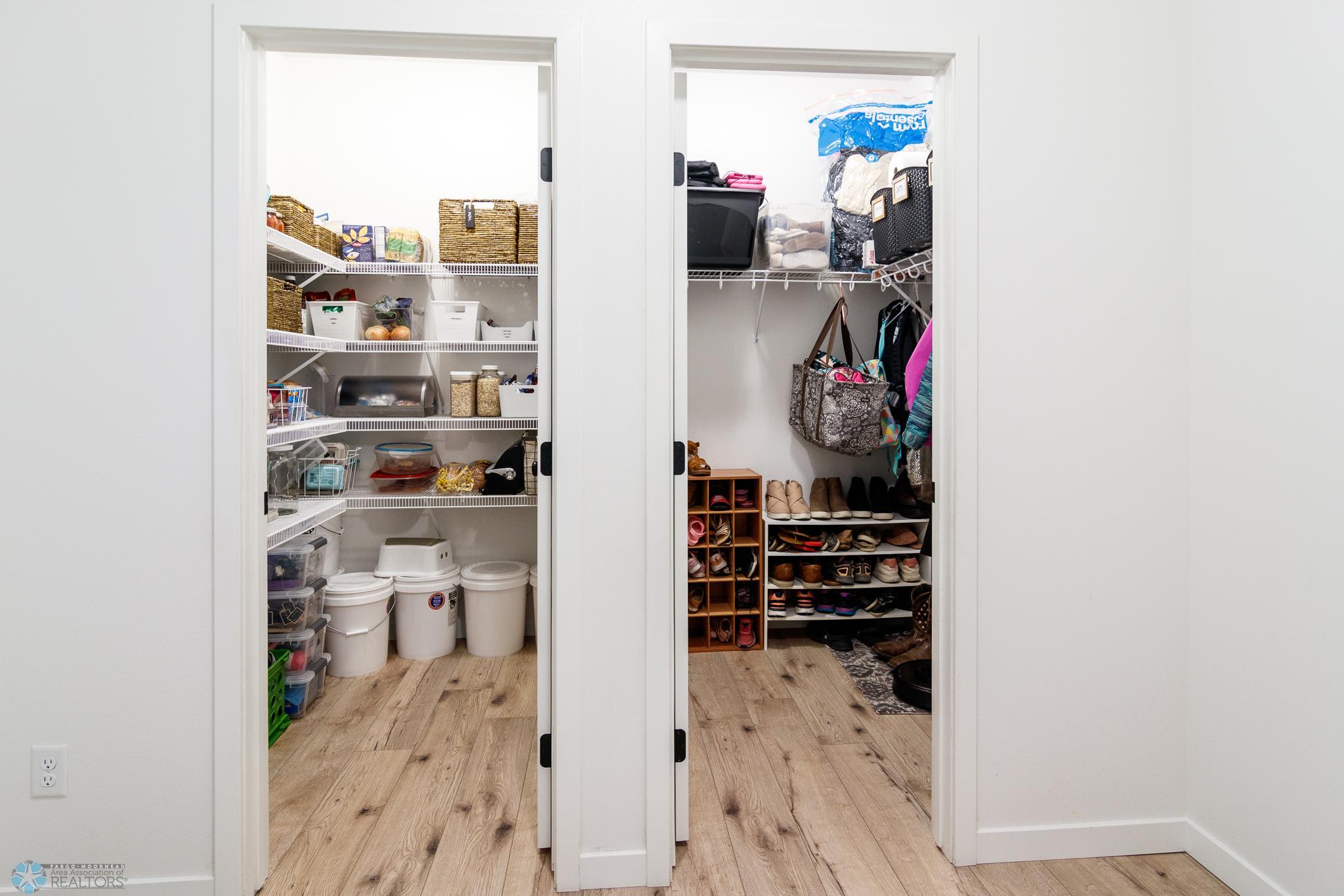Double pantry/closet