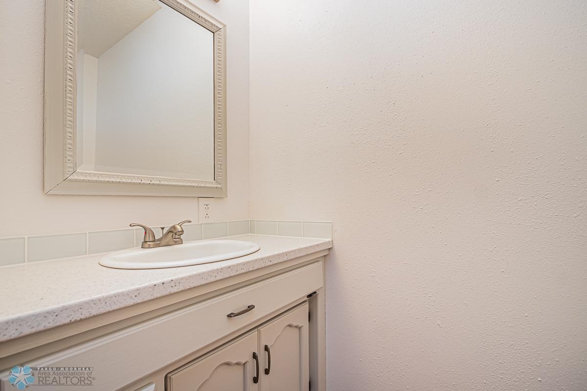 Main level half bath