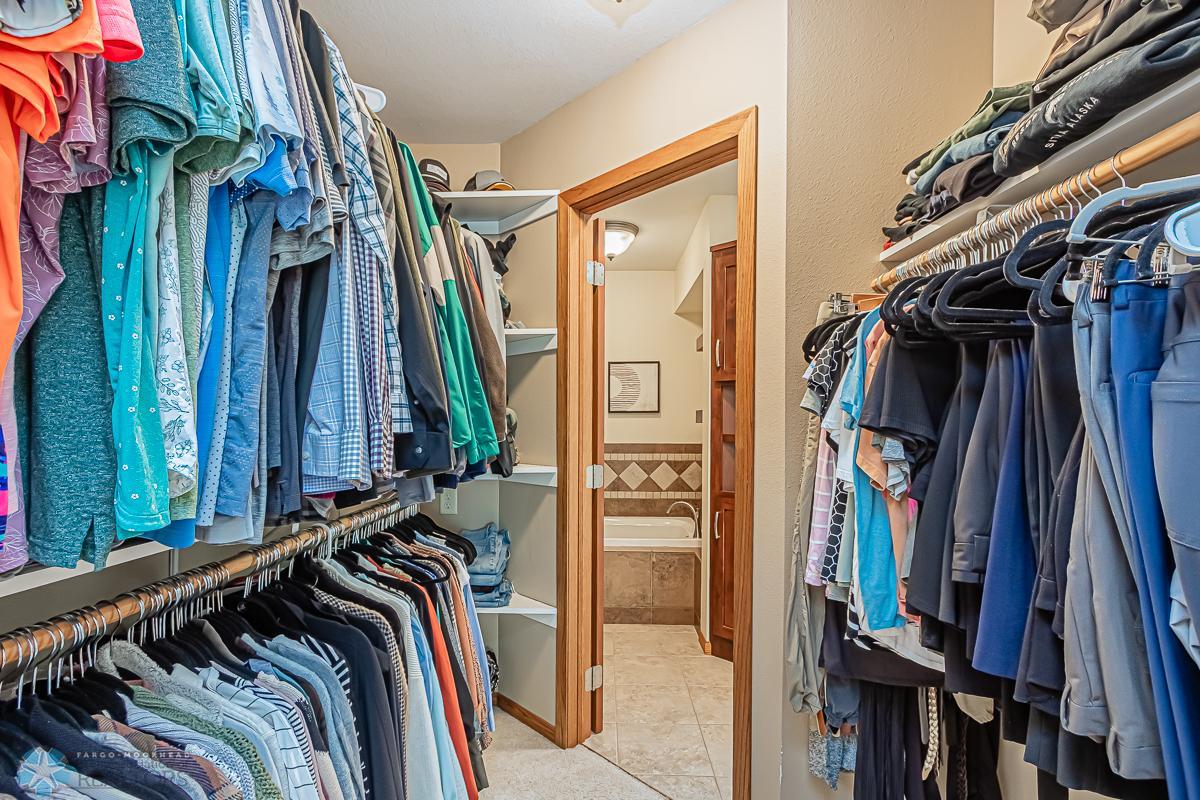 Primary closet