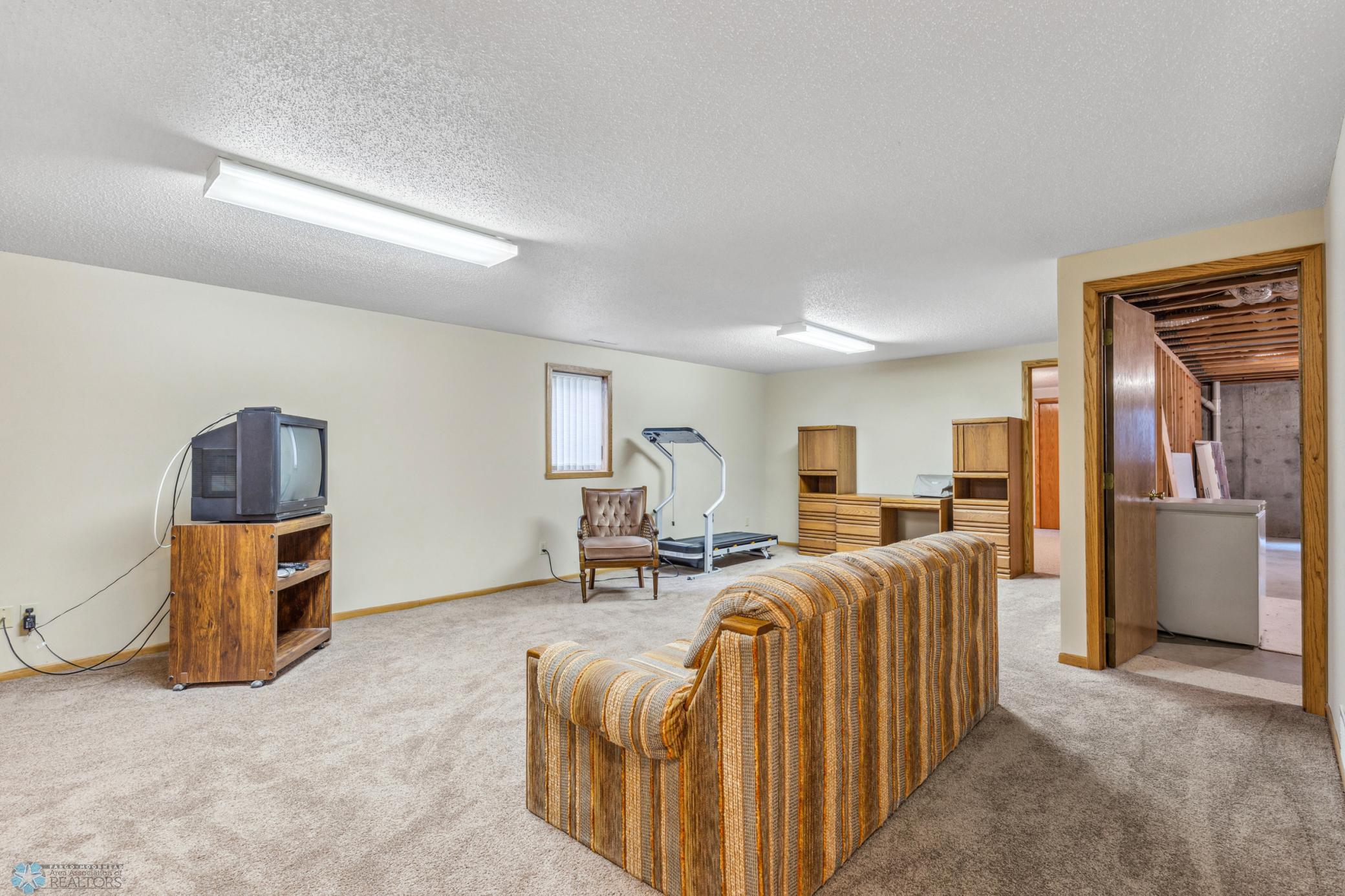 Family Room with Egress Window