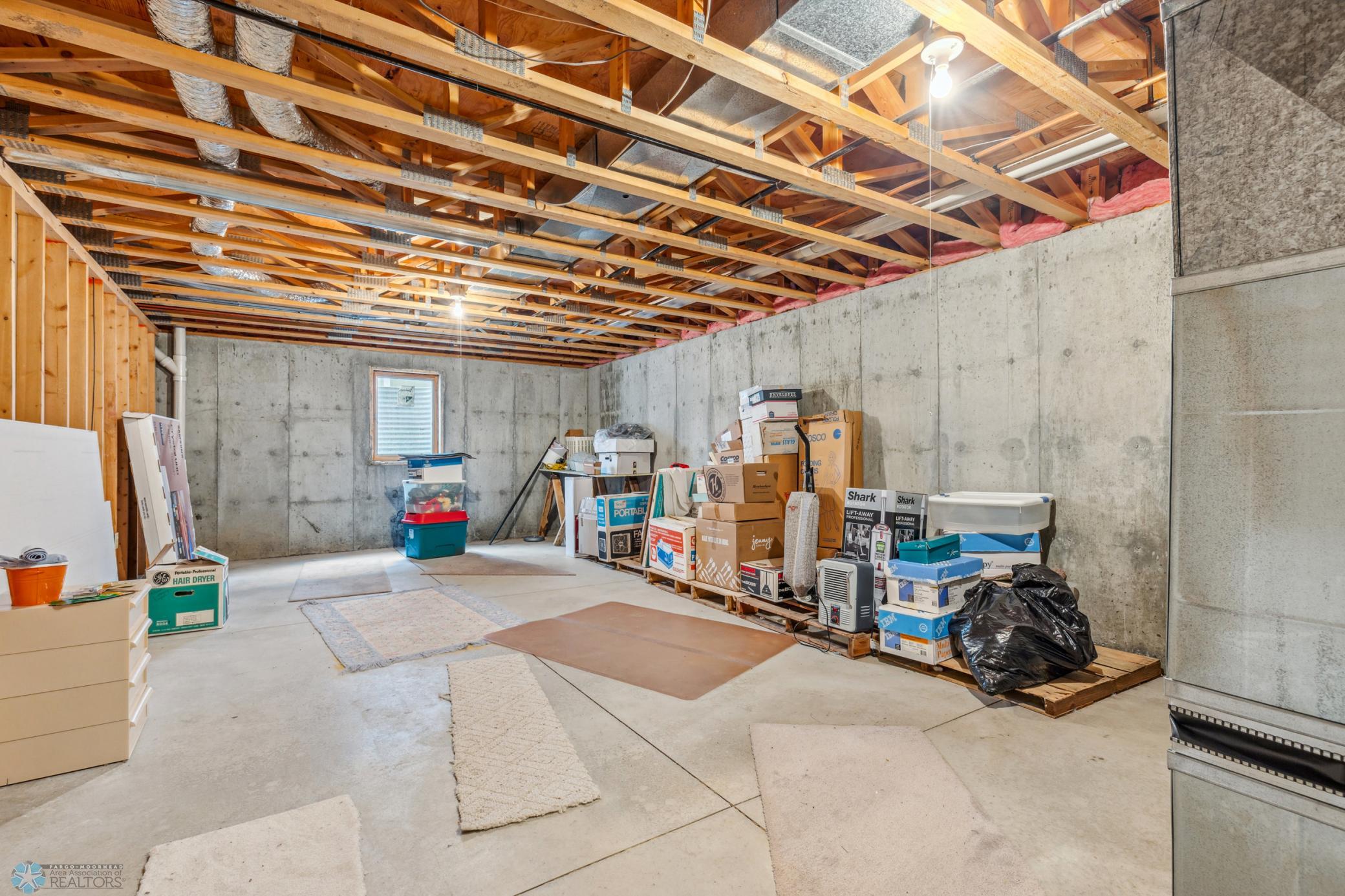 Unfinished Storage Room