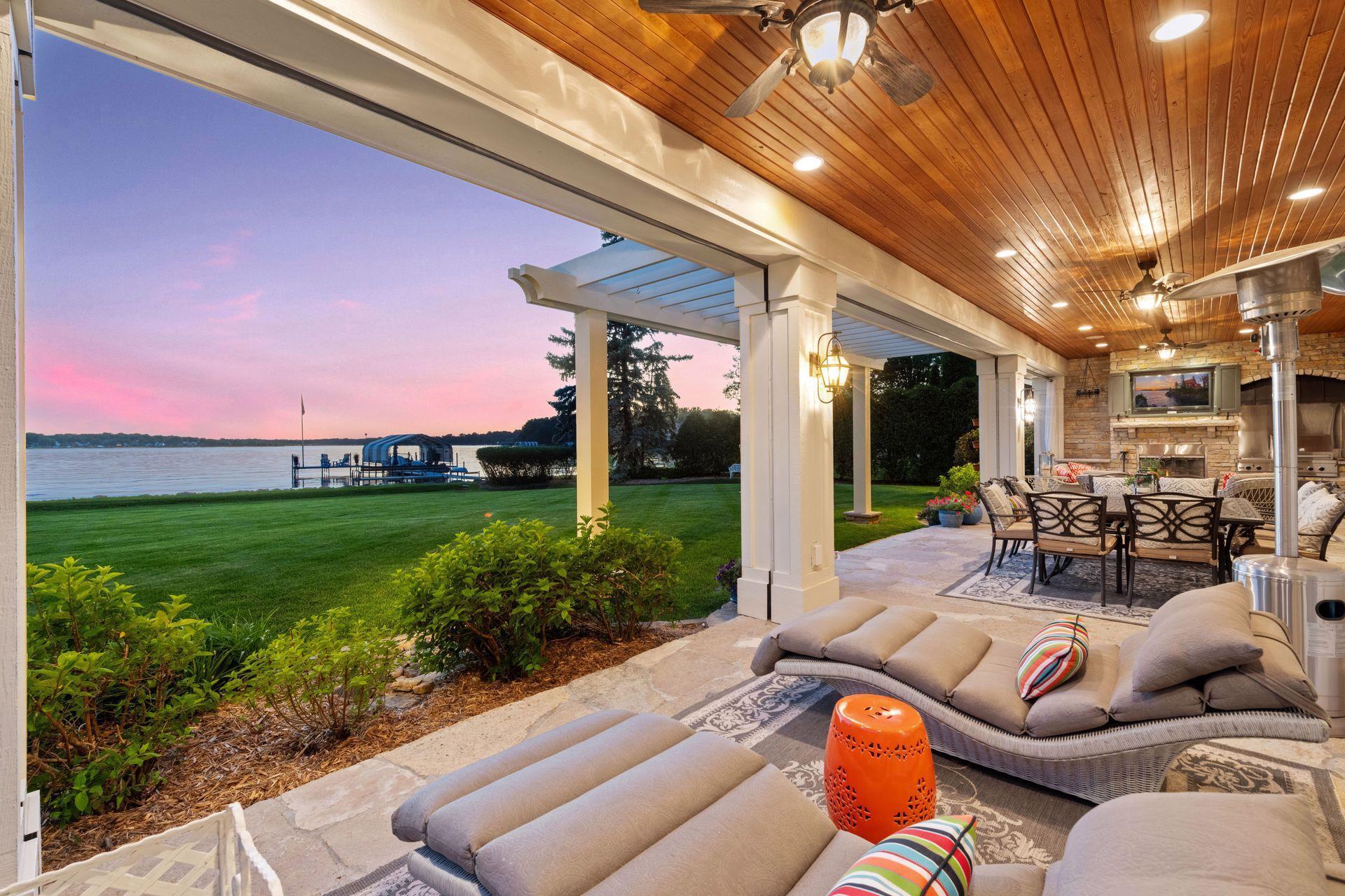 Large 50' wide Outdoor room