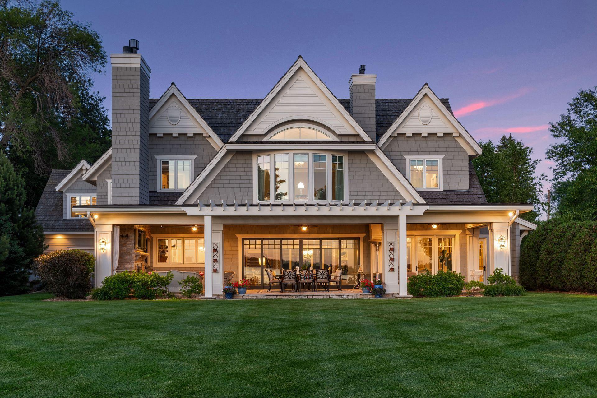 Evening outdoor room