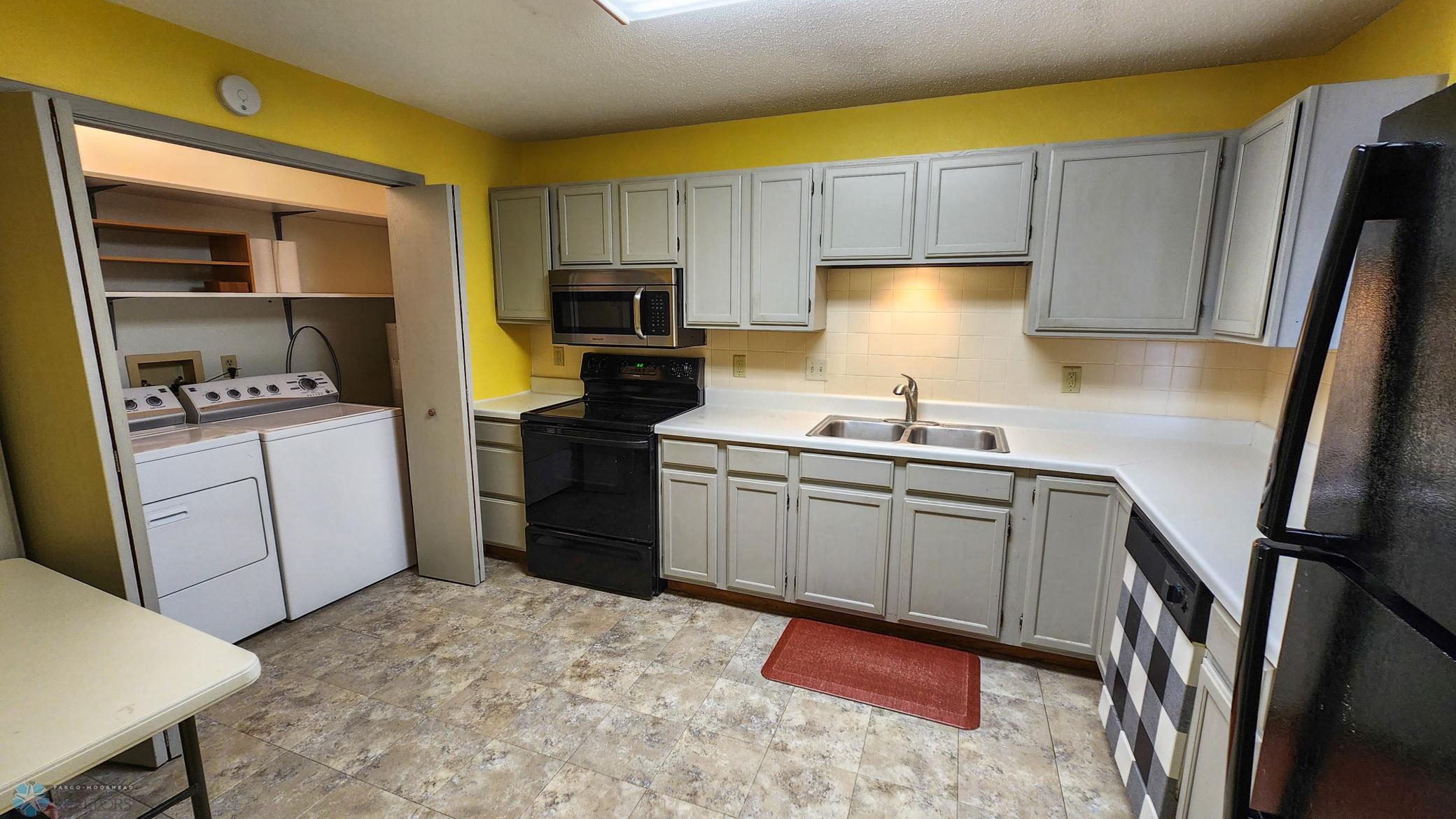 Kitchen with Laundry