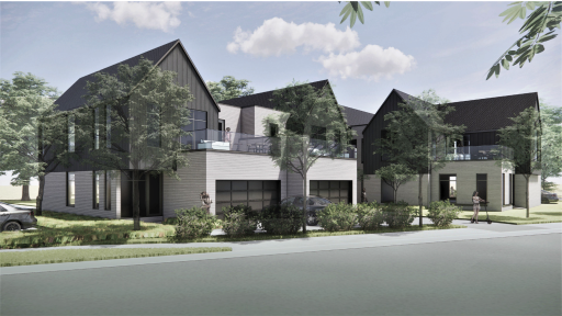 Rendering, this unit is on the right of the the West building.