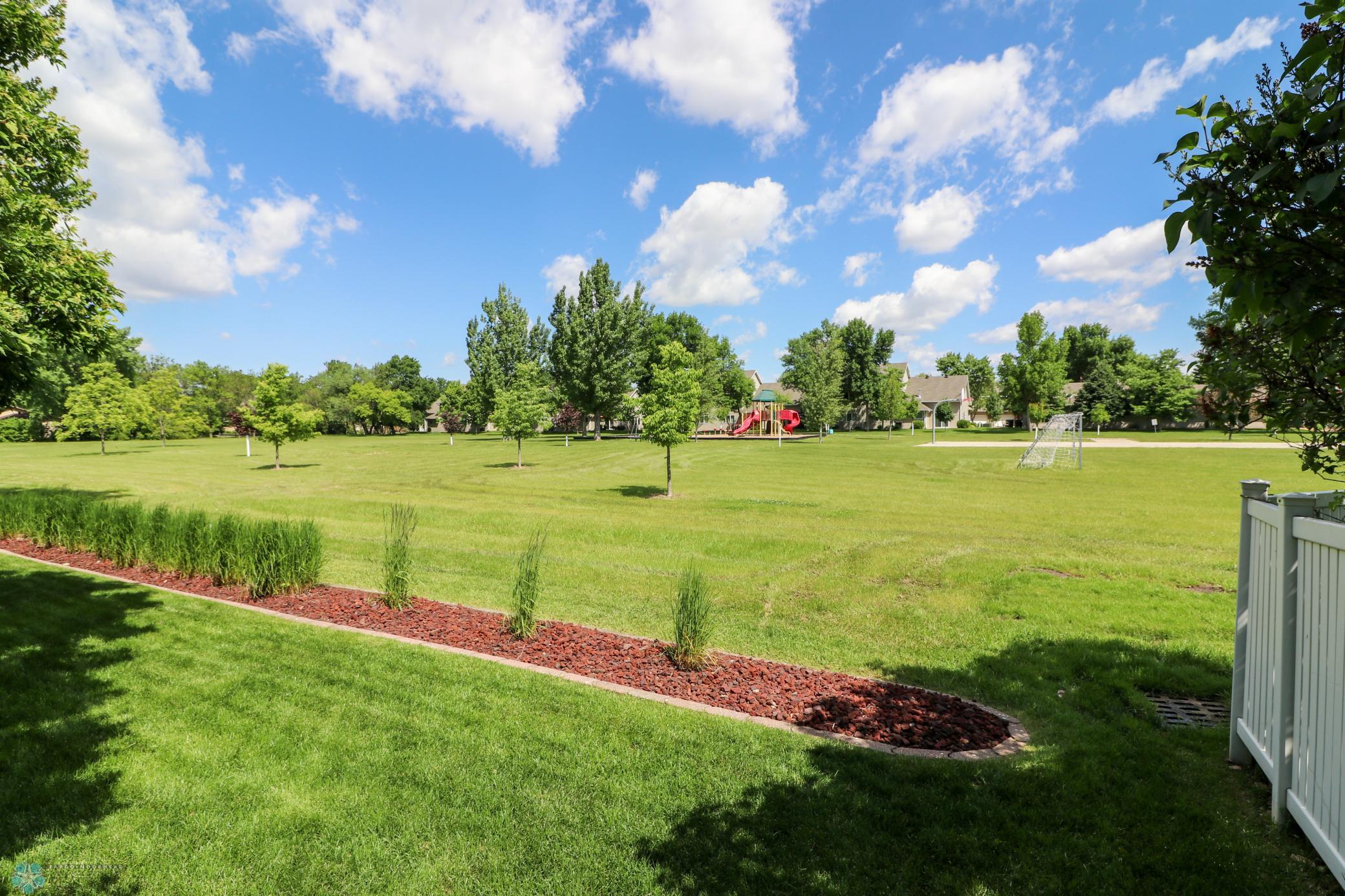 Park in backyard