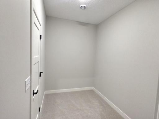 Here is the large closet in the primary bedroom which offers plenty of room to design where the shelving and closet rods will go.