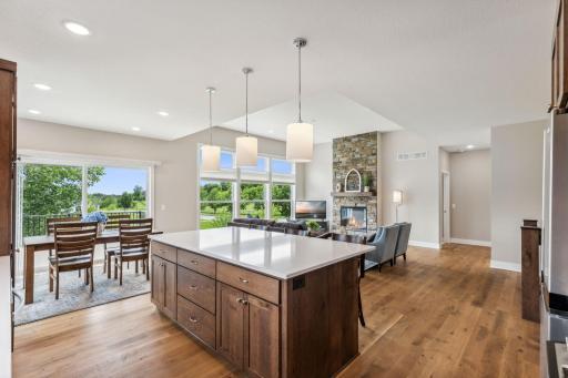 This picture captures the essence of the inviting and warm atmosphere on the main level.