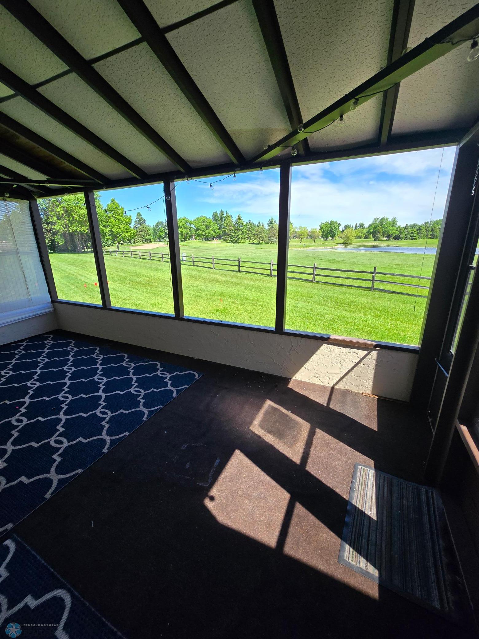 Porch looking over Hole #3