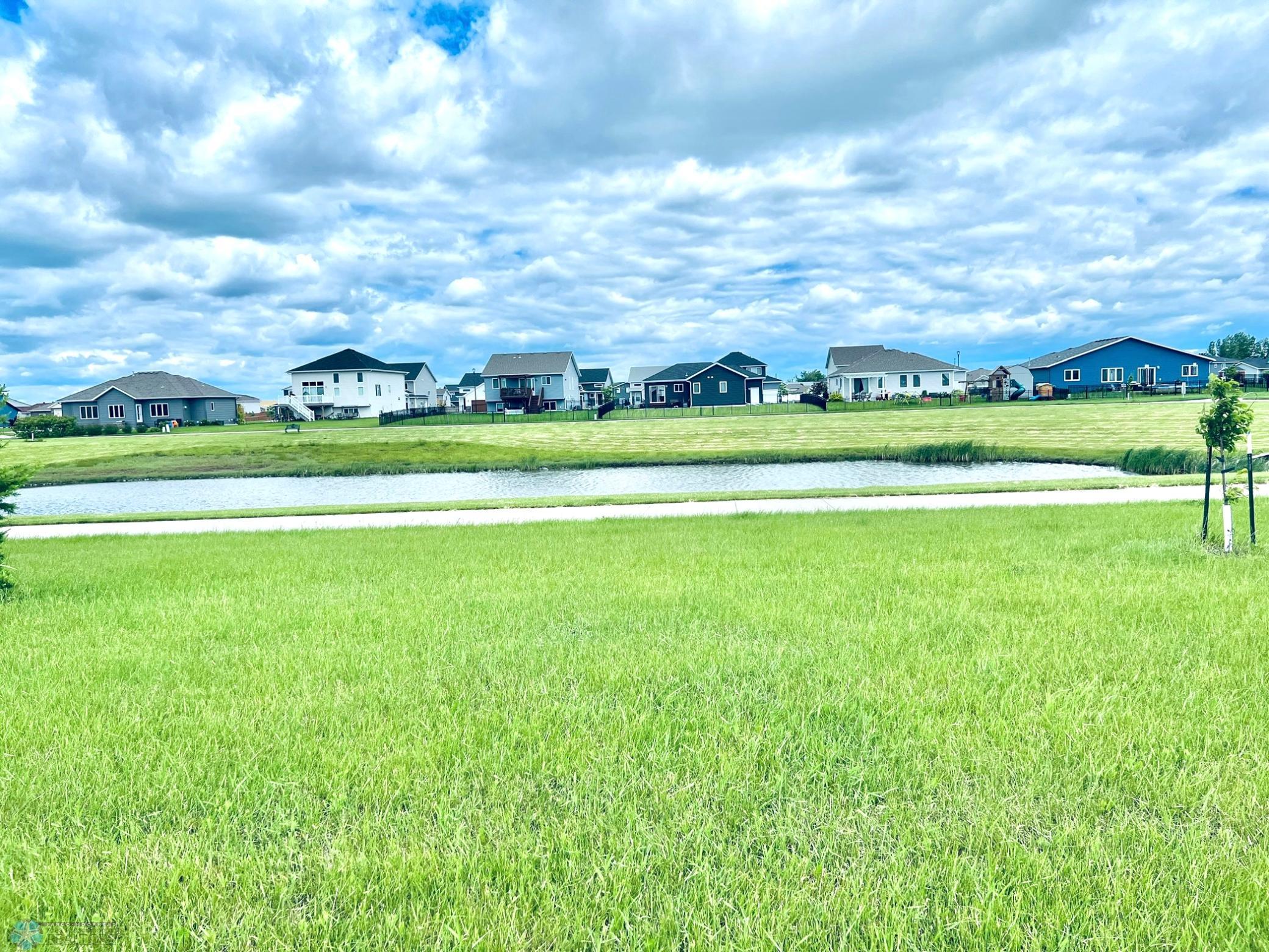 View of Stone Mill Pond and walking path