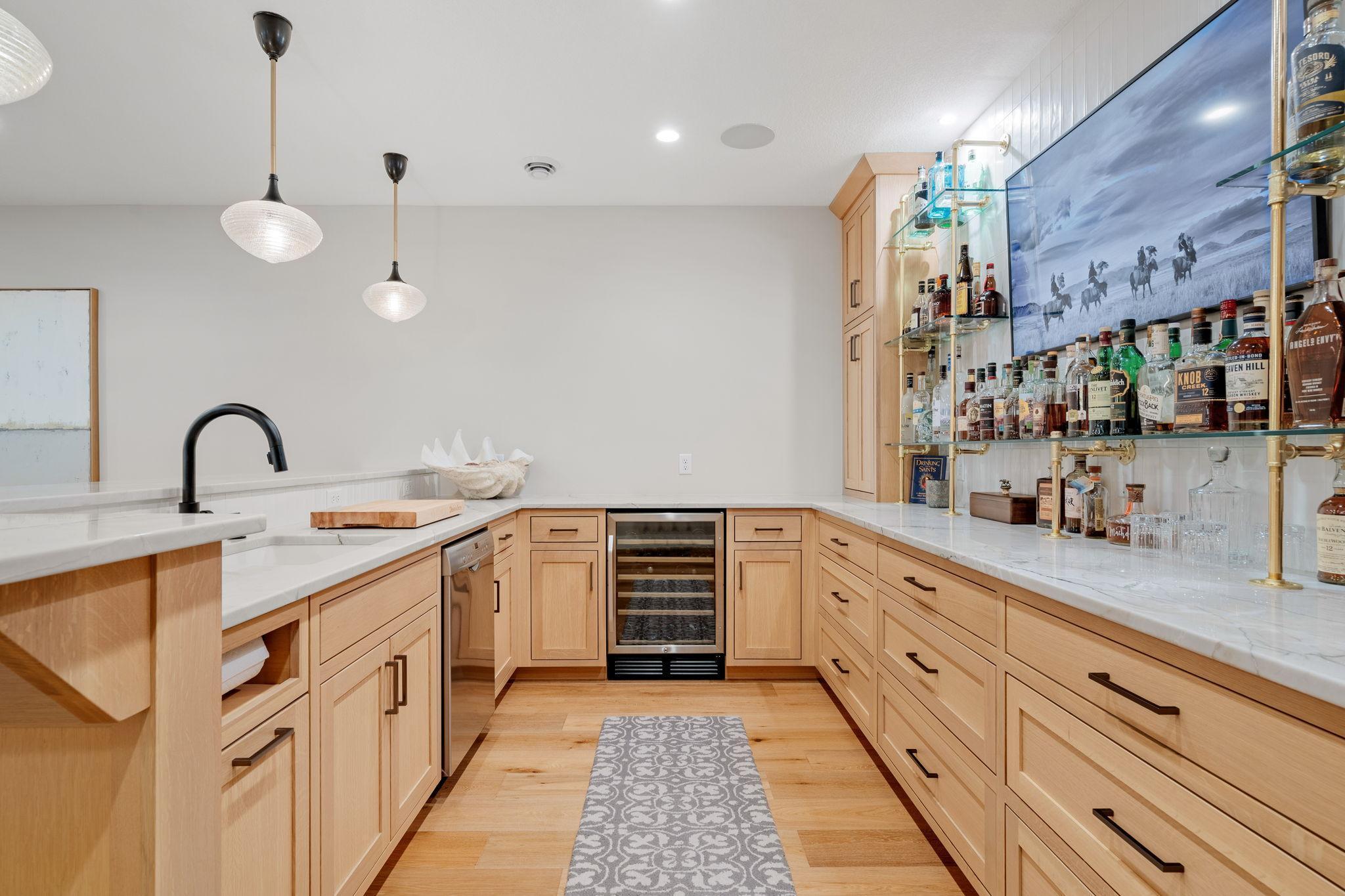 From craft cocktails to fine wines, the bar area is equipped to cater to every taste and preference.