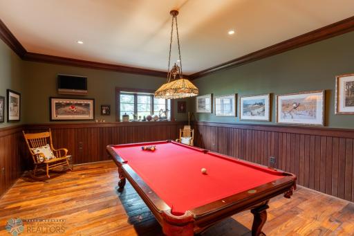 Basement Billiard Room