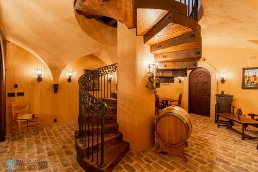 Wine Cellar1 Staircase to Formal Dining