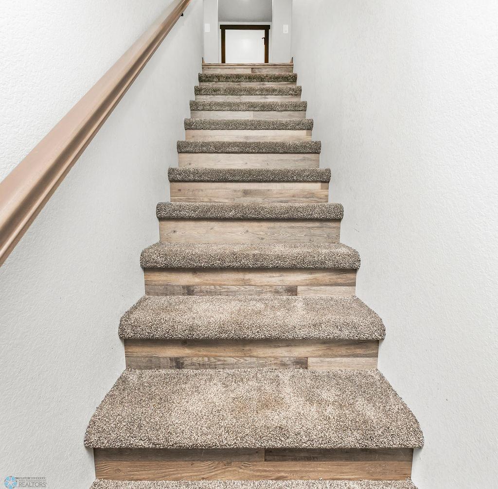 View to Upstairs at Basement Staircase