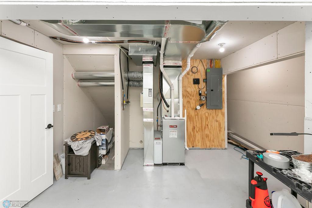 Utility/Electrical Room w/ plenty of space for storage