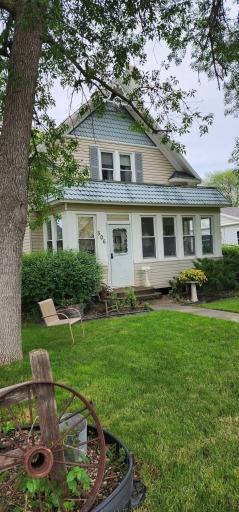 Relax on the front porch- has heat. Has been used as a bedroom, all year round use.