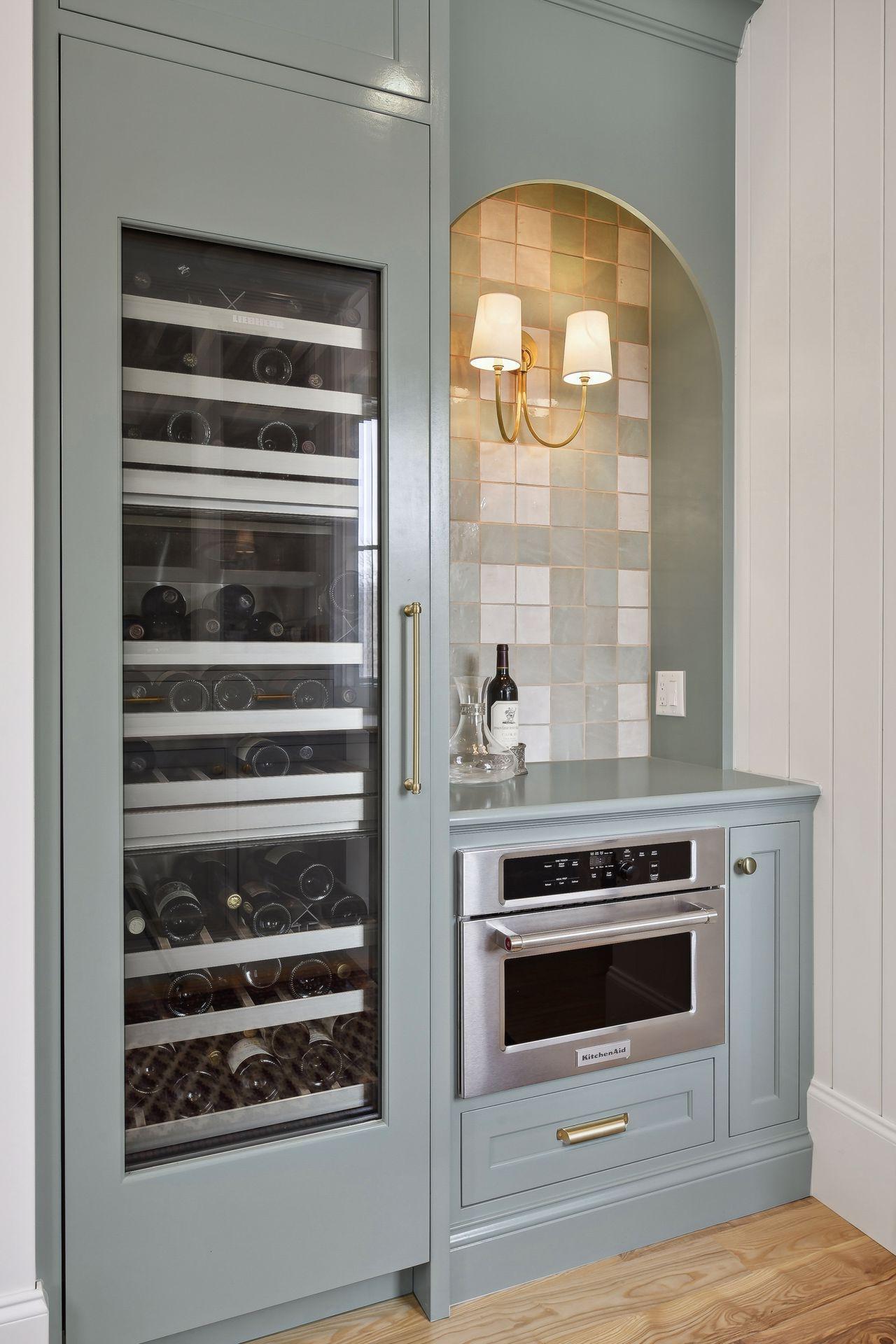 large wine fridge