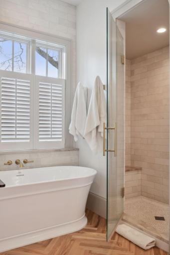 marble shower
