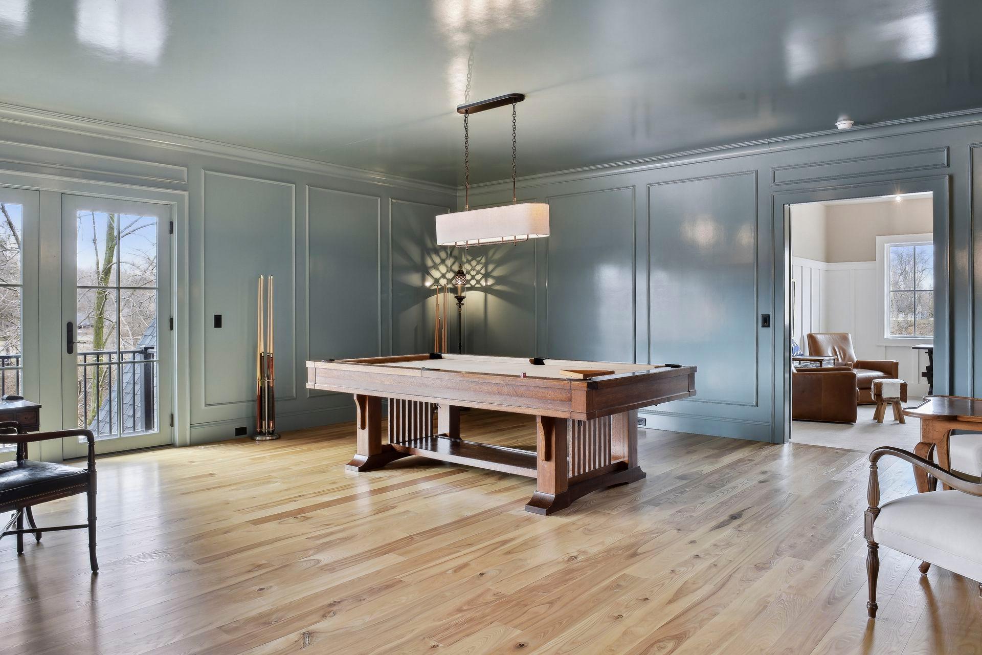 space for a pool table